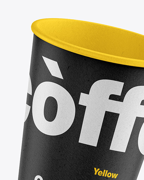 Kraft Coffee Cup Mockup