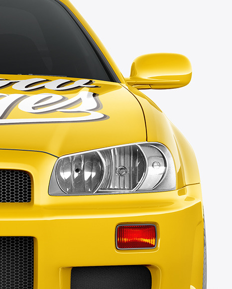 Download Sport Car Mockup Front View In Vehicle Mockups On Yellow Images Object Mockups Yellowimages Mockups