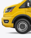 HQ Panel Van Mockup Left Side View