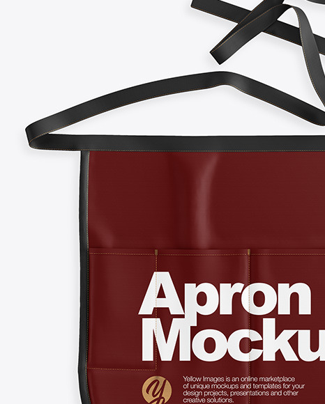 Download Apron Mockup In Apparel Mockups On Yellow Images Object Mockups