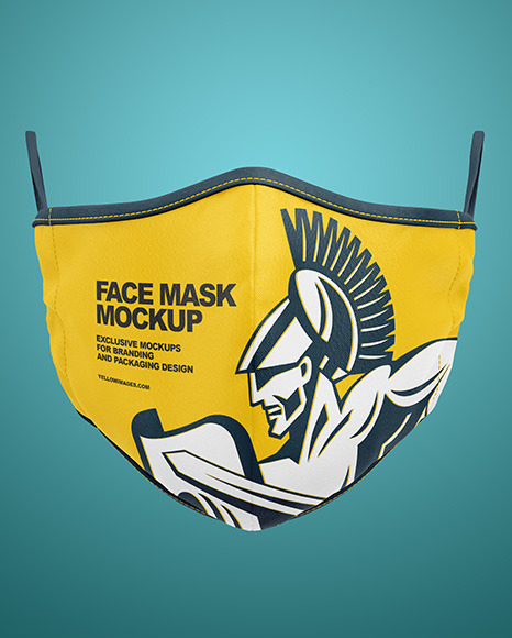 Face Mask Mockup PSD #6