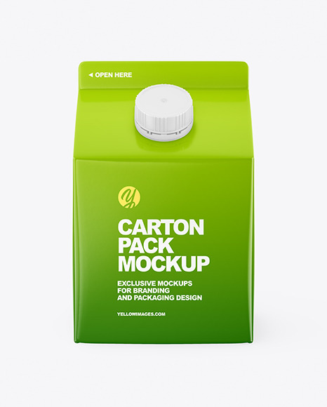 Download Glossy Carton Package Mockup In Packaging Mockups On Yellow Images Object Mockups Yellowimages Mockups