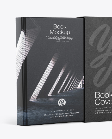 Download Hardcover Book With Paper Cover Mockup In Stationery Mockups On Yellow Images Object Mockups Yellowimages Mockups