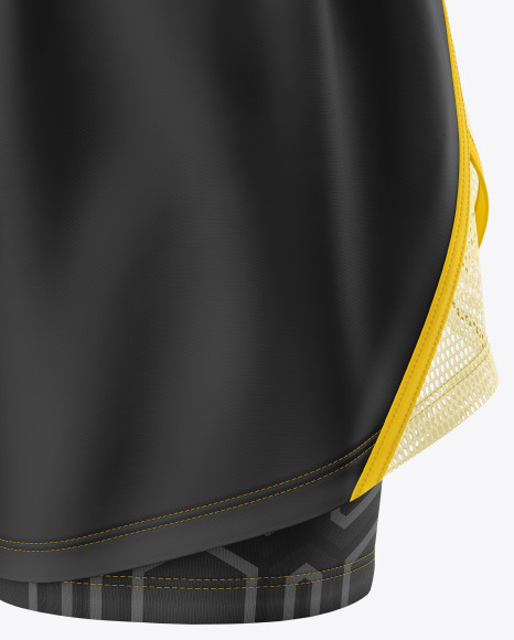 Download Women S 2 In 1 Shorts Mockup In Apparel Mockups On Yellow Images Object Mockups