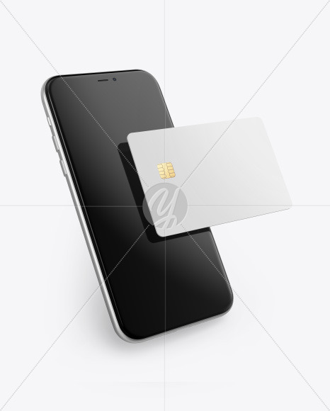 Download Apple Iphone 11 Pro W Credit Card Mockup In Device Mockups On Yellow Images Object Mockups Yellowimages Mockups