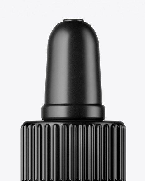 Amber Glass Dropper Bottle Mockup PSD #2