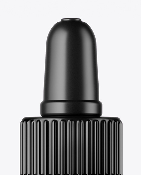 Glossy Dropper Bottle Mockup PSD #2