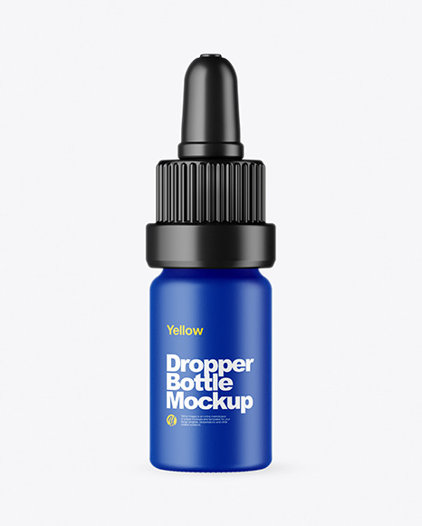 Download Blue Glass Dropper Bottle Mockup Yellow Author Yellowimages Mockups