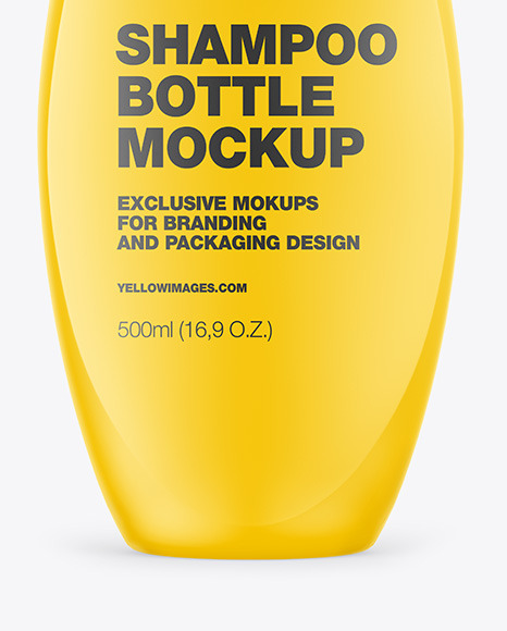 Download Plastic Shampoo Bottle Mockup In Bottle Mockups On Yellow Images Object Mockups PSD Mockup Templates