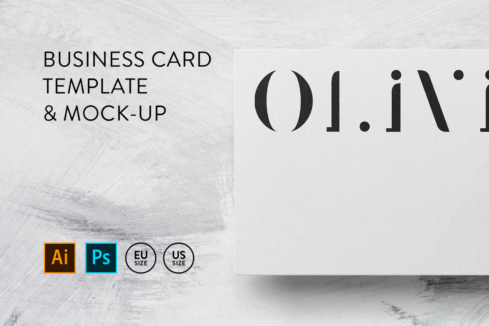 Business card Template & Mock-up #23 Business card Template & Mock-up #23