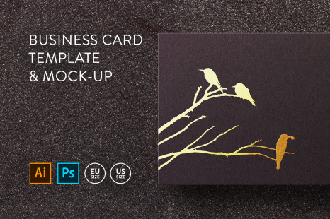 Business card Template &amp; Mock-up #25