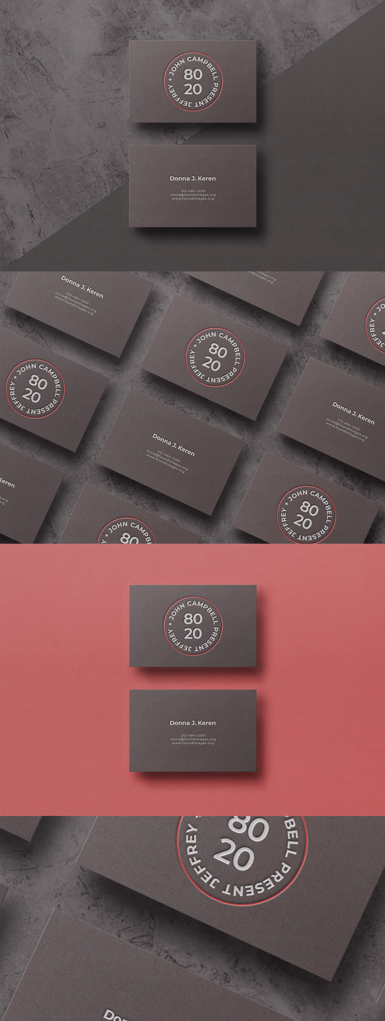 Business card Template & Mock-up #38 Business card Template & Mock-up #38