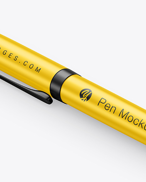 Matte Pen Mockup PSD #1