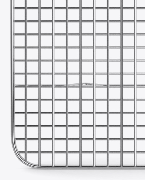 Cooling and Roasting Rack Mockup   Front View PSD #1