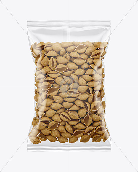 Download Whole Wheat Conchiglie Pasta Bag Mockup In Bag Sack Mockups On Yellow Images Object Mockups