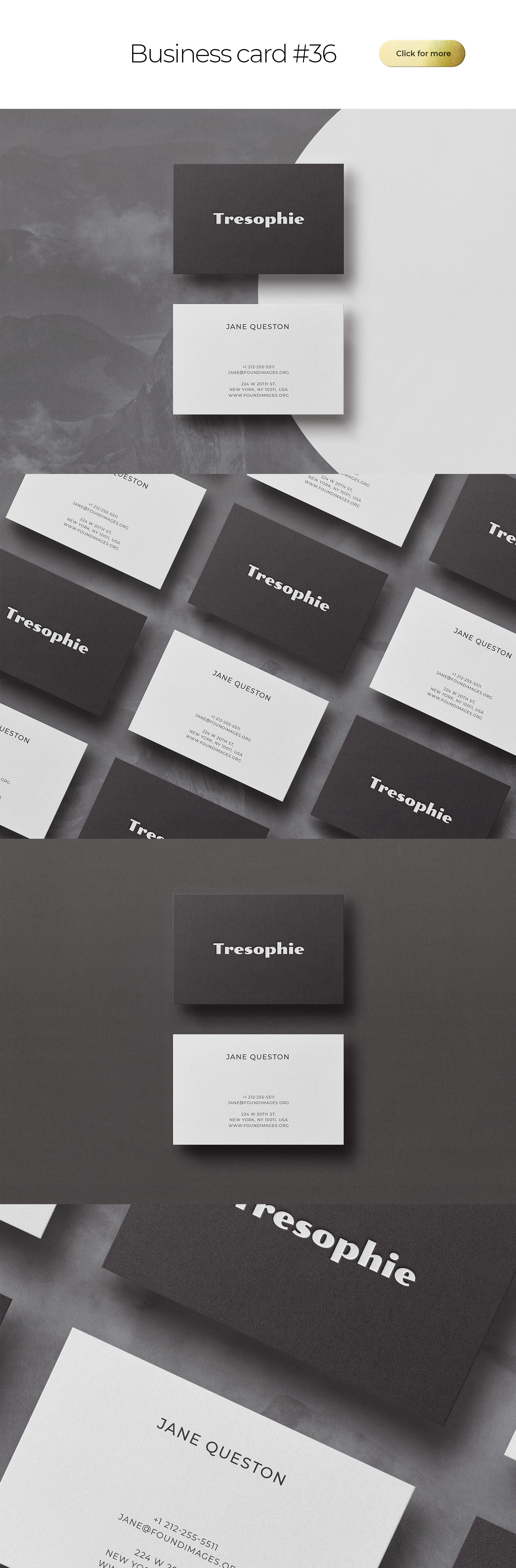 Business Card Bundle Template Mockup Business Card Bundle Template Mockup