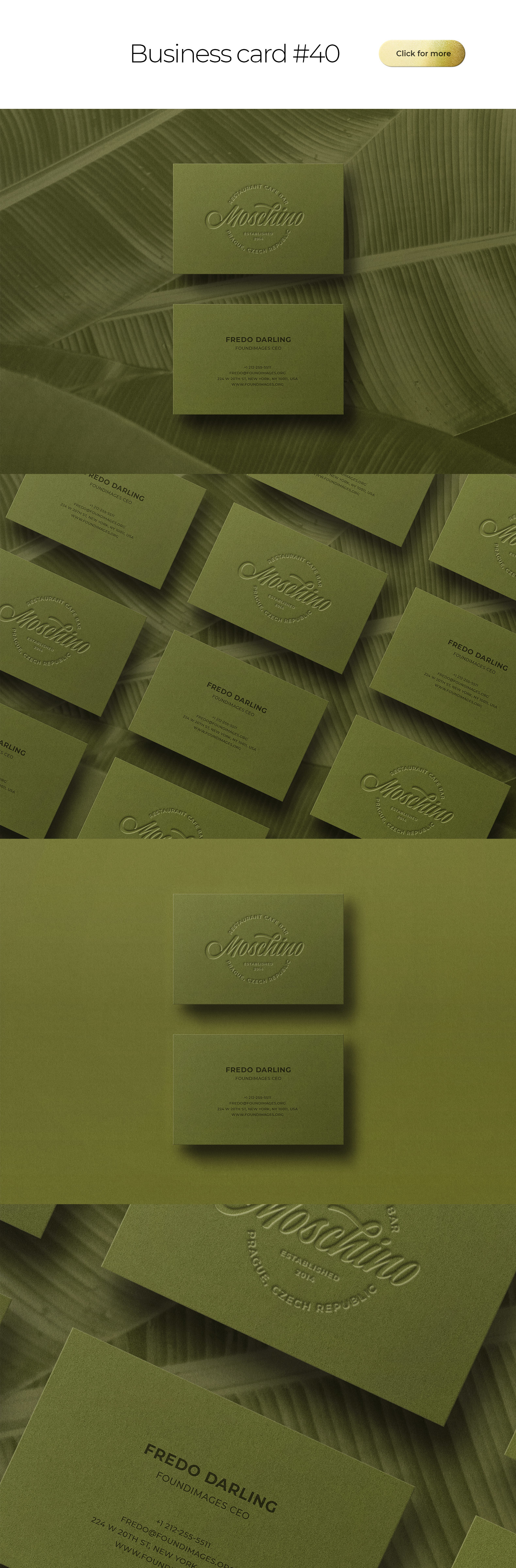 Business Card Bundle Template Mockup Business Card Bundle Template Mockup