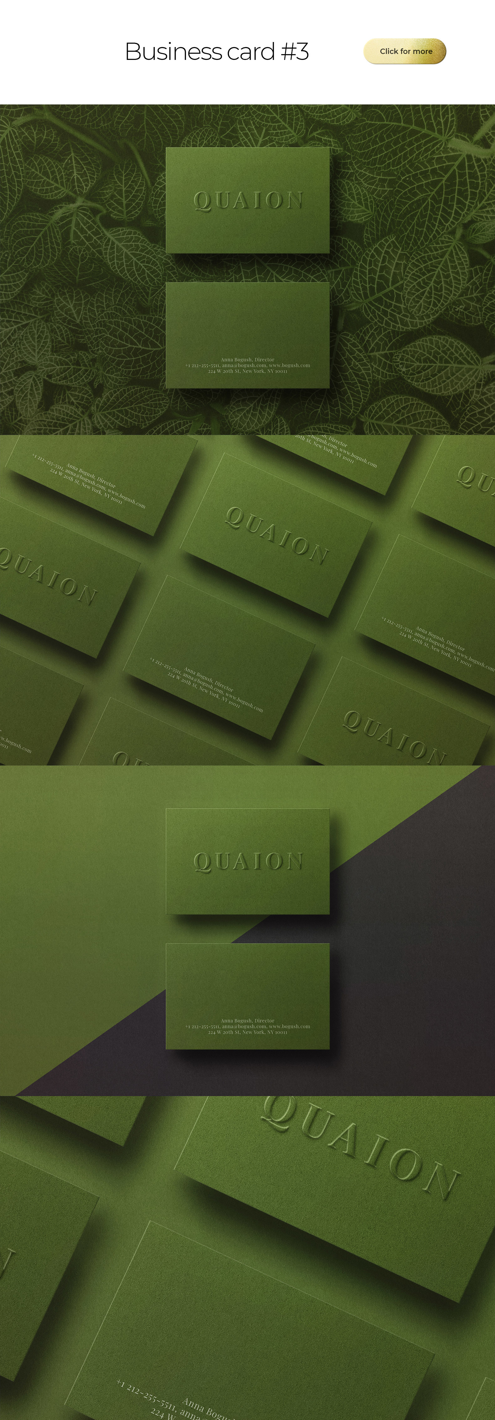 Business Card Bundle Template Mockup Business Card Bundle Template Mockup