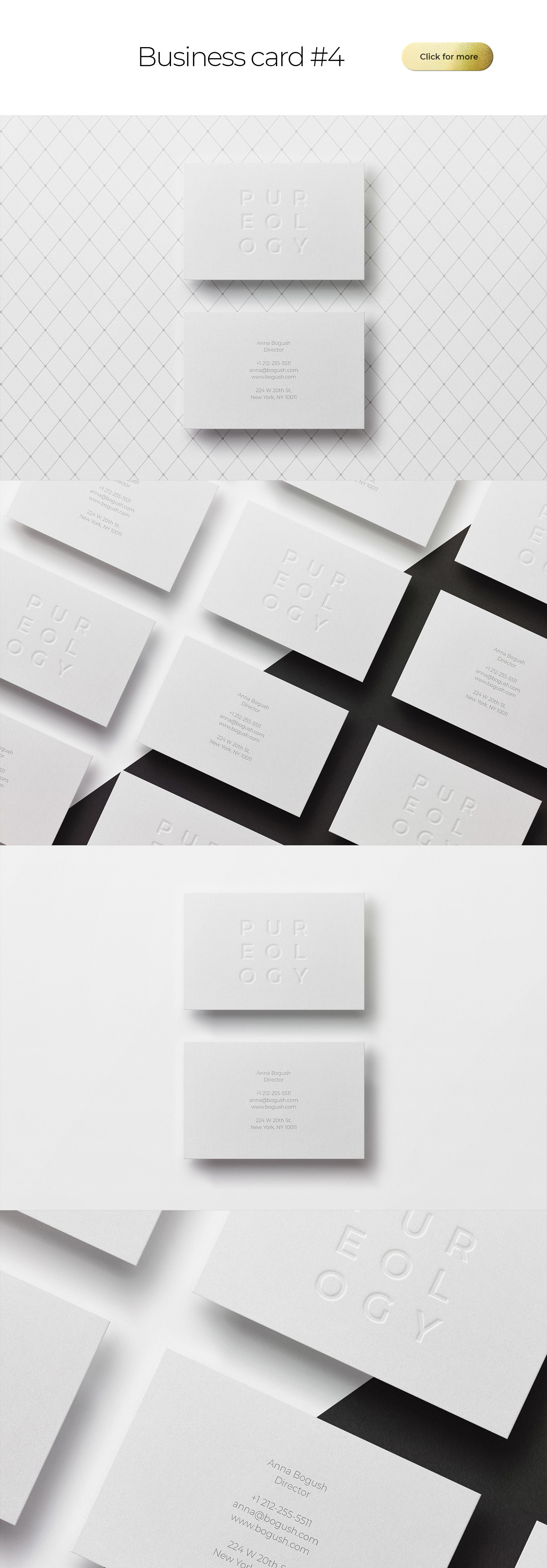 Business Card Bundle Template Mockup Business Card Bundle Template Mockup