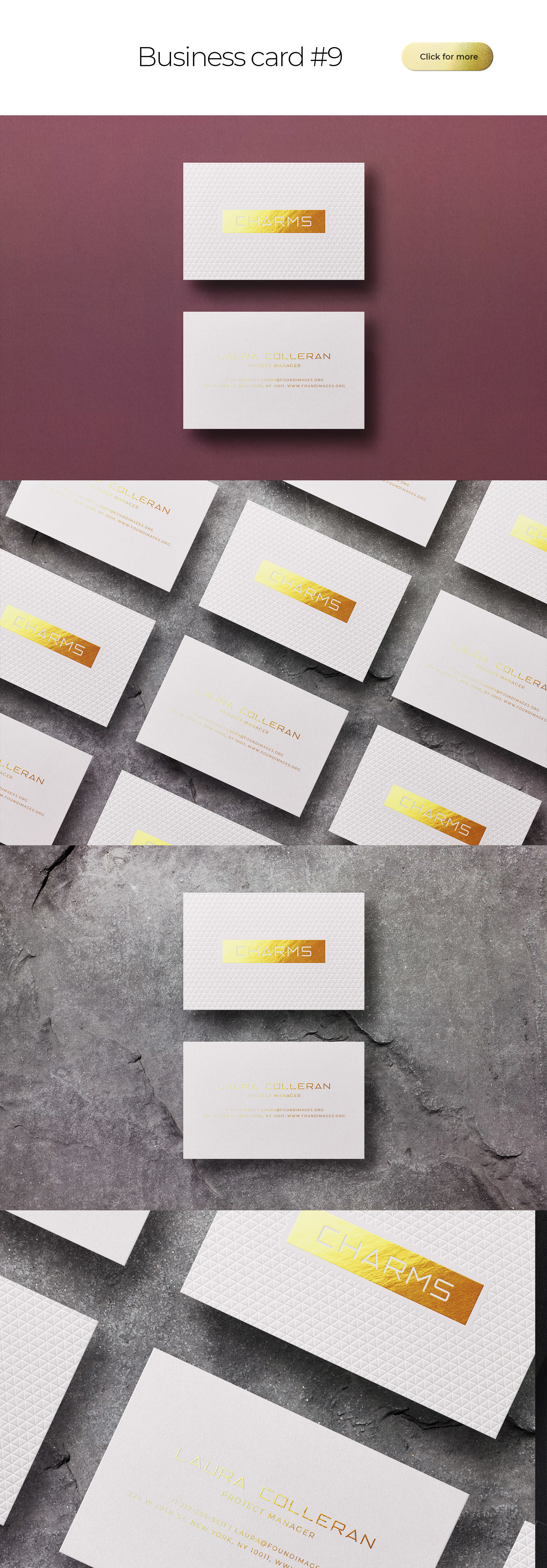 Business Card Bundle Template Mockup Business Card Bundle Template Mockup