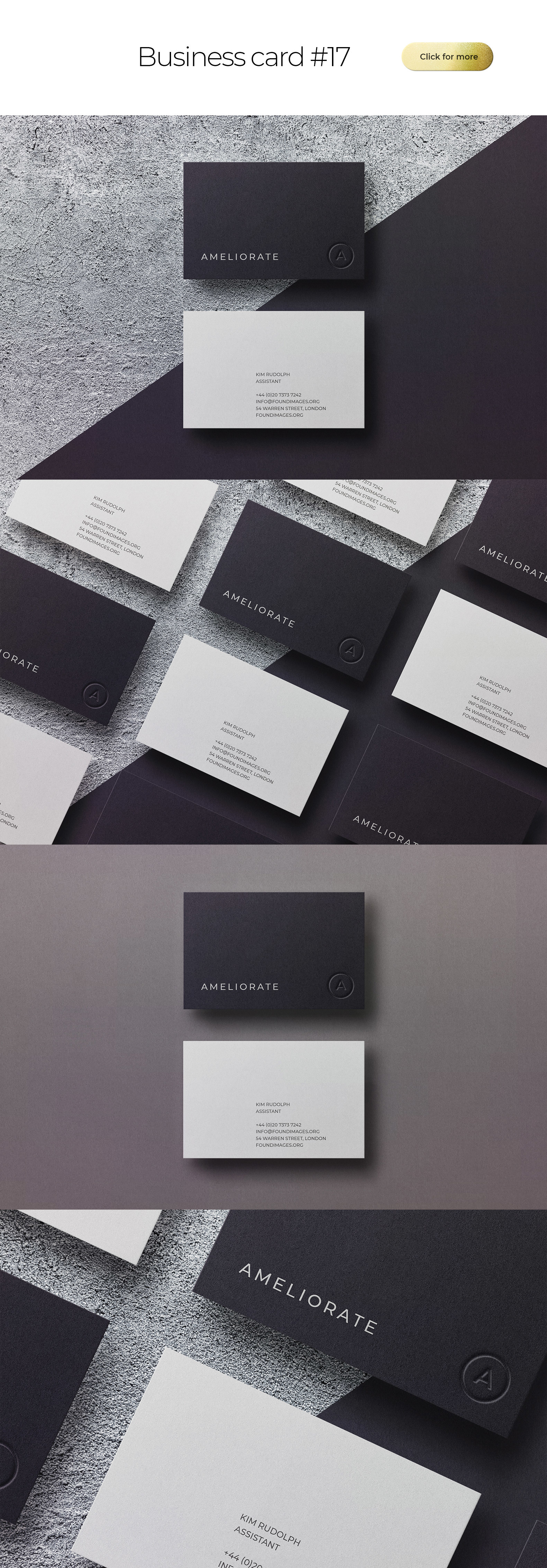 Business Card Bundle Template Mockup Business Card Bundle Template Mockup