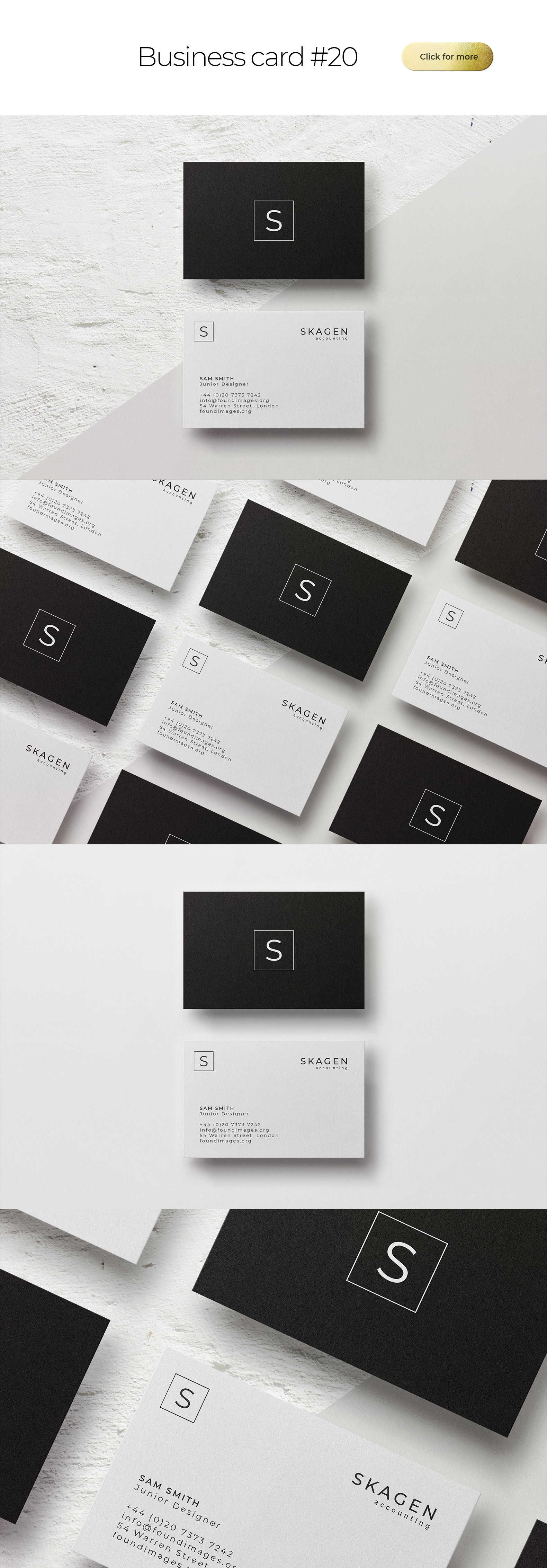 Business Card Bundle Template Mockup Business Card Bundle Template Mockup