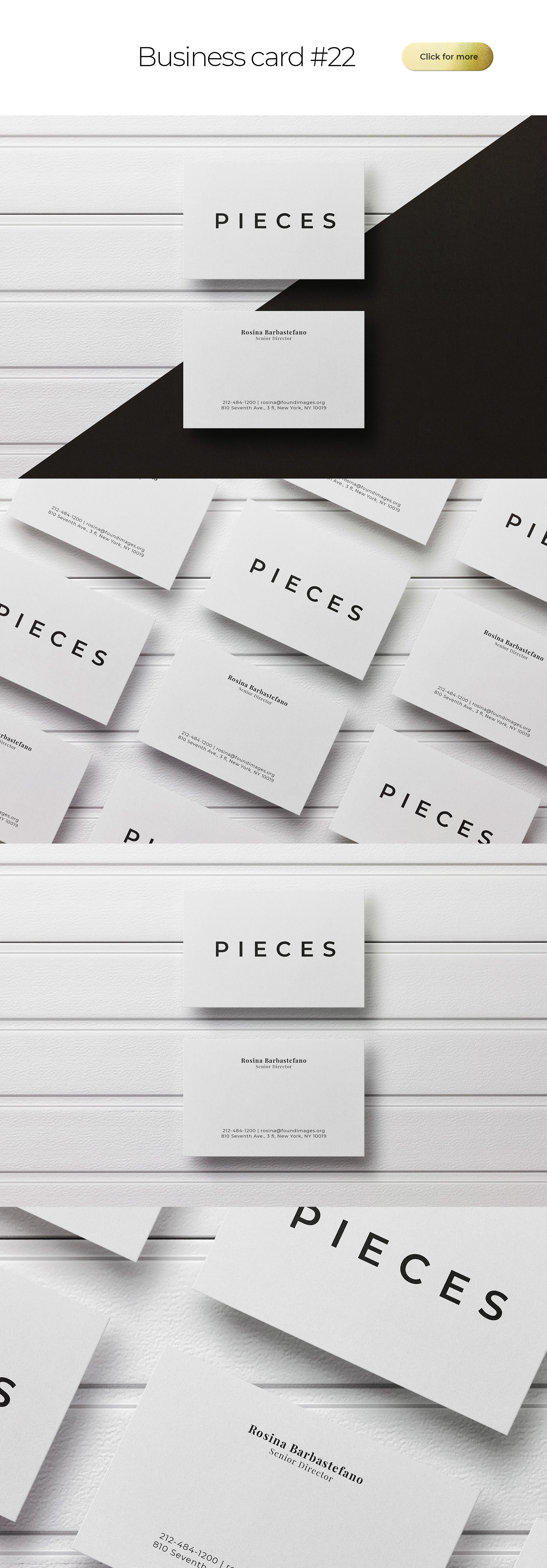 Business Card Bundle Template Mockup Business Card Bundle Template Mockup