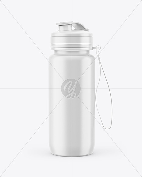 Glossy Sport Bottle Mockup In Bottle Mockups On Yellow Images Object Mockups