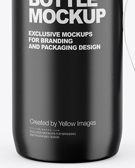 Download Glossy Sport Bottle Mockup In Bottle Mockups On Yellow Images Object Mockups PSD Mockup Templates