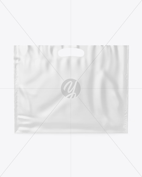 Plastic Bag Mockup In Bag Sack Mockups On Yellow Images Object Mockups