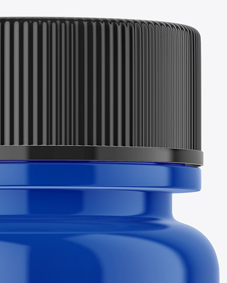 Glossy Plastic Jar Mockup PSD #2