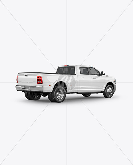 Download Pickup Truck Mockup Back Half Side View In Vehicle Mockups On Yellow Images Object Mockups Yellowimages Mockups