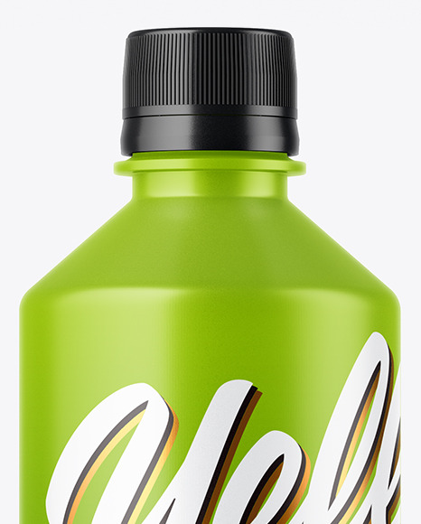 Matte Plastic Bottle Mockup PSD #2