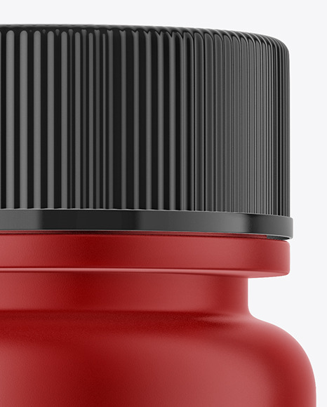 Matte Plastic Jar Mockup PSD #2