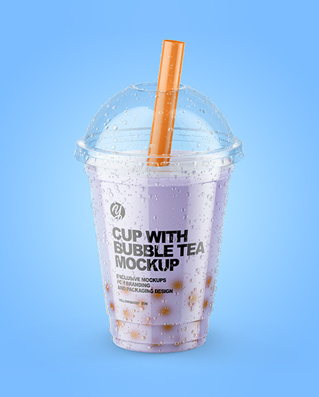 Bubble Tea Cup Mockup - Free Download Images High Quality PNG, JPG