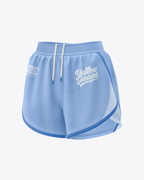 Download Women S Shorts Mockup In Apparel Mockups On Yellow Images Object Mockups