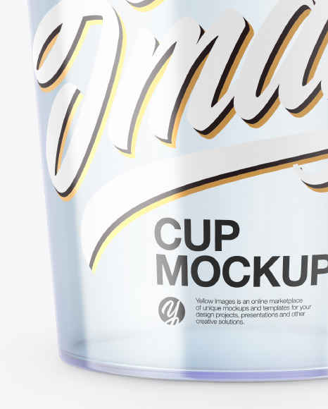 Plastic Cup Mockup PSD #1