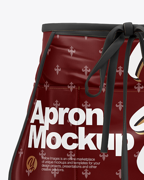 Download Apron Mockup In Apparel Mockups On Yellow Images Object Mockups