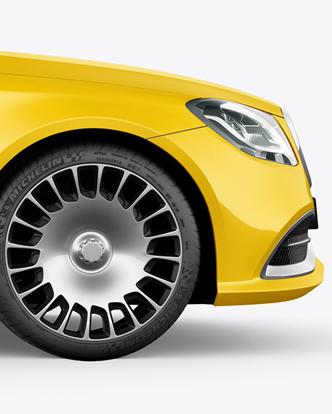 Luxury Car Mockup - Side View