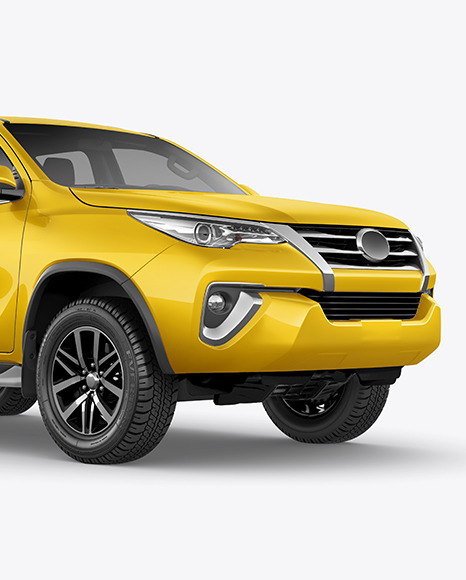 Off-Road SUV Mockup - Half Side View