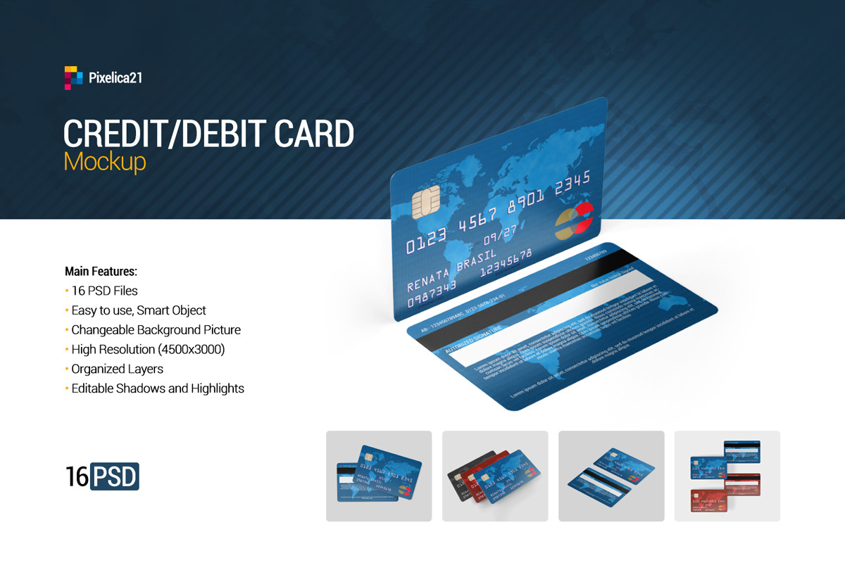 Download Plastic Cards Creator And Mockup Yellowimages