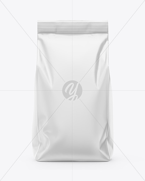 Matte Food Bag Mockup In Bag Sack Mockups On Yellow Images Object Mockups