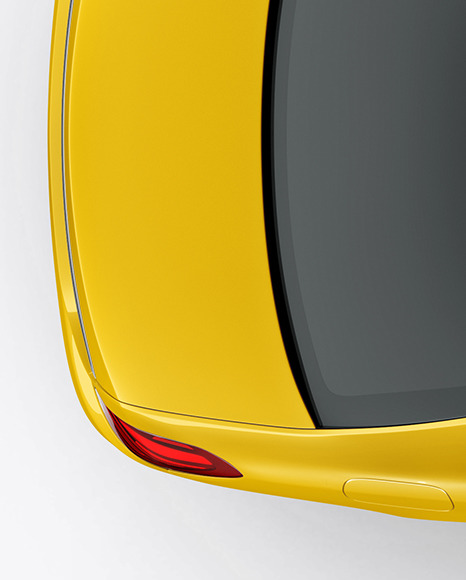 Luxury Car Mockup   Top View PSD #7