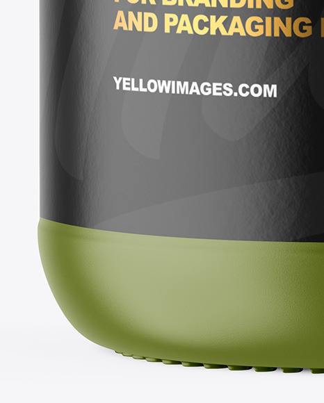 Matte Jar Mockup In Jar Mockups On Yellow Images Object Mockups