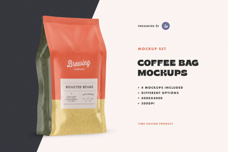 Download Coffee Bag Mockup In Packaging Mockups On Yellow Images Creative Store Yellowimages Mockups