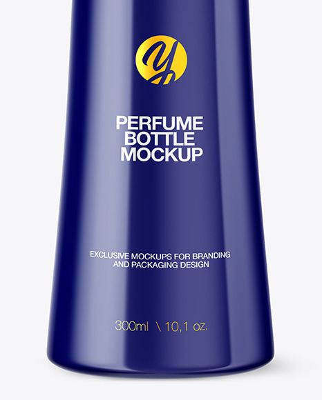 Glossy Perfume Bottle Mockup PSD #1