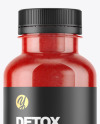 Red Smoothie Bottle Mockup