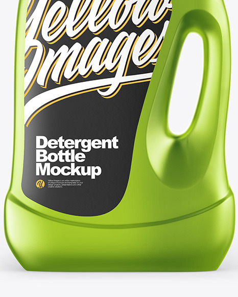 Download Metallic Detergent Bottle Mockup In Bottle Mockups On Yellow Images Object Mockups