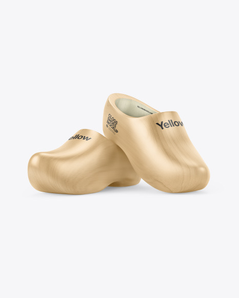 Download Clogs Shoes Mockup In Apparel Mockups On Yellow Images Object Mockups