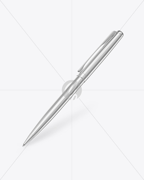 Matte Metallic Pen Mockup PSD #3